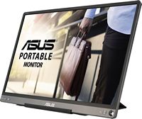 ASUS - ZenScreen 15.6” IPS FHD 1080P USB Type-C Portable Monitor with Foldable Smart Case - Dark ... - Left View