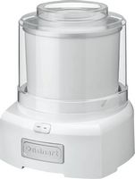 Cuisinart - 1.5-Quart Ice Cream and Sorbet Maker - White - Left View