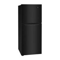 Frigidaire - 10.1 Cu. Ft. Top-Freezer Refrigerator - Black - Left View