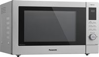 Panasonic - 1.2 Cu. Ft. 1000 Watt HomeCHEF CD87KS 4-in-1 Multioven Microwave - Airfryer, Broiler,... - Left View