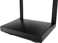 Linksys - Max-Stream AX1800 Dual-Band Mesh Wi-Fi 6 Router - Black - Left View