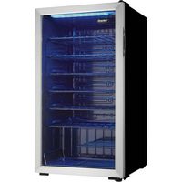 Danby - 36-Bottle Wine Cooler - Stainless Steel - Left View