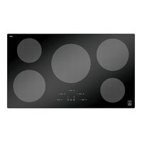 ZLINE - 36 in. Induction Cooktop with 5 burners (RCIND-36) - Black - Left View