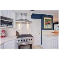ZLINE - 42 inches - Externally Vented - Wall Range Hood - Stainless steel - Left View