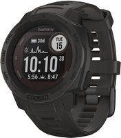 Garmin - Instinct Solar Smartwatch 45mm Fiber-Reinforced Polymer - Graphite - Left View