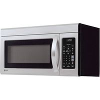 LG - 1.8 Cu. Ft. Over-the-Range Microwave with Sensor Cooking and EasyClean - Stainless Steel - Left View