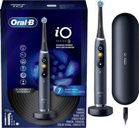 Oral-B - iO Series 9 Connected Rechargeable Electric Toothbrush - Onyx Black - Left View