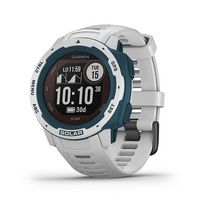 Garmin - Instinct Solar Surf GPS Smartwatch 45mm Fiber-Reinforced Polymer - Cloudbreak - Left View