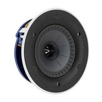 KEF - Ci R Series Speaker - White - Left View