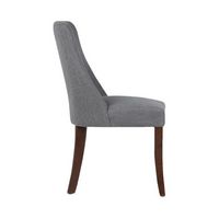 Simpli Home - Walden Contemporary High-Density Foam & Linen-Look Fabric Dining Chairs (Set of 2) ... - Left View