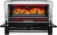 KitchenAid - Digital Countertop Oven with Air Fry - KCO124 - Black Matte - Left View