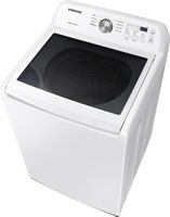 Samsung - 4.5 Cu. Ft. High-Efficiency Top Load Washer with Vibration Reduction Technology+ - White - Left View