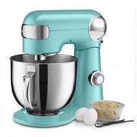 Cuisinart - Precision Master 5.5 Quart Stand Mixer - Blue Mint - Left View