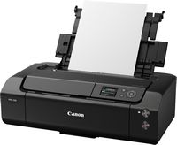 Canon - imagePROGRAF PRO-300 Wireless Inkjet Printer - Black - Left View