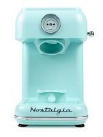 Nostalgia - CLSC1AQ Classic Retro Snow Cone Maker - Aqua - Left View