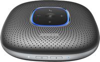 Anker - PowerConf Bluetooth Speakerphone Conference Speaker - Black - Left View