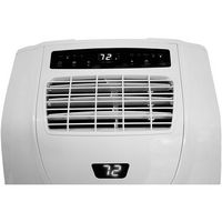 AireMax - 500 Sq. Ft 8,000 BTU Portable Air Conditioner with 11,000 BTU Heater - White - Left View