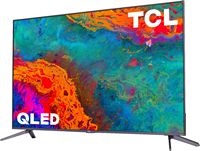 TCL - 55” Class 5 Series QLED 4K UHD Smart Roku TV - Left View