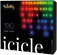 Twinkly - Smart Icicle Lights LED 190 RGB  Generation II - Multi - Left View