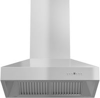 ZLINE - 30 inches - Wall Range Hood - Silver - Left View