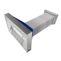 ZLINE DuraSnow - 30 inches - Wall Range Hood - Silver - Left View