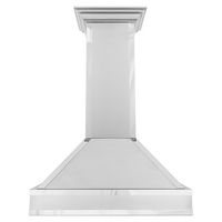 ZLINE - 30 inches - Wall Range Hood - Silver - Left View