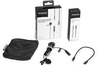 Saramonic - Lavalier Microphone with Lightning for Apple iPhone, or iPad w/ a Built-in 6.6-foot (... - Left View