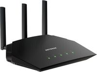 NETGEAR - AX1800 Wi-Fi 6 Router - Black - Left View