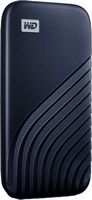 WD - My Passport 1TB External USB Type-C Portable SSD - Blue - Left View