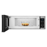 Whirlpool - 1.1 Cu. Ft. Low Profile Over-the-Range Microwave Hood with 2-Speed Vent - Stainless S... - Left View