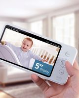 eufy Security - Spaceview Baby Monitor Cam Bundle - White - Left View