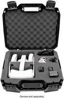 CASEMATIX - Hard Shell Custom Travel Case for Meta Quest 3S, 3 and 2 VR Headsets - Black - Left View