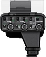 Sony - XLRK3M Dual Channel Digital XLR Adaptor Kit with Shotgun Microphone - Left View