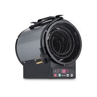 NewAir - 500 Sq. Ft. 2-in-1 Freestanding or Mounted Electric Garage Heater with Remote Control - ... - Left View