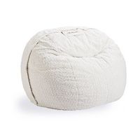 Lovesac - SuperSac in Alpine Swirl Phur - Cream - Left View