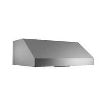 Zephyr - 30 inches - Convertible - Under cabinet Range Hood - Stainless Steel - Left View