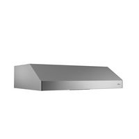 Zephyr - 36 inches - Convertible - Under cabinet Range Hood - Stainless Steel - Left View