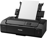 Canon - PIXMA PRO-200 Wireless Inkjet Printer - Black - Left View