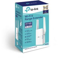 TP-Link - TP- Link RE505X AX1500 Wi-Fi 6 Range Extender - White - Left View