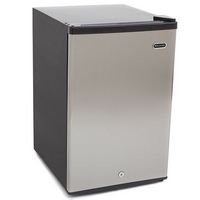 Whynter - 3.0 cu. ft. Energy Star Upright Freezer with Lock - Stainless Steel - Silver - Left View