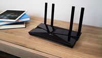 TP-Link - Archer AX20 AX1800 Dual-Band Wi-Fi 6 Router - Black - Left View