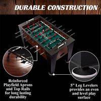 Barrington - 58” Richmond Foosball Table Competition Size, Durable and Stylish with Tabletop Spor... - Left View