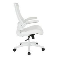 Office Star Products - Screen Back Manager's Chair - White - Left View