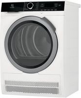 Electrolux - 4.0 Cu. Ft. Front Load Ventless Electric Dryer with Compact Design - White - Left View