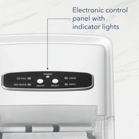 Insignia™ - Portable Ice Maker with Auto Shut-Off - White - Left View