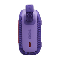 JBL - Go 4 Portable Bluetooth Speaker - 2024 - Purple - Left View