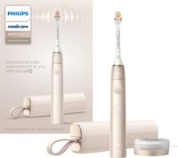 Philips Sonicare - 9900 Prestige Rechargeable Electric Toothbrush with SenseIQ - Champagne - Left View