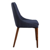 OSP Home Furnishings - 2 Pack Almer Chair - Navy - Left View