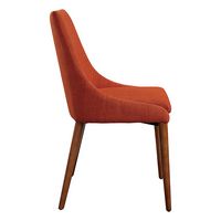 OSP Home Furnishings - 2 Pack Almer Chair - Tangerine - Left View