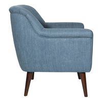 OSP Home Furnishings - Dane Accent Chair - Blue Steel - Left View